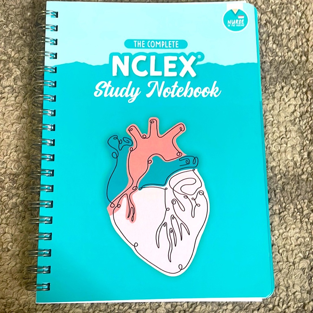 Nclex study notebook like brand new used to study for my test